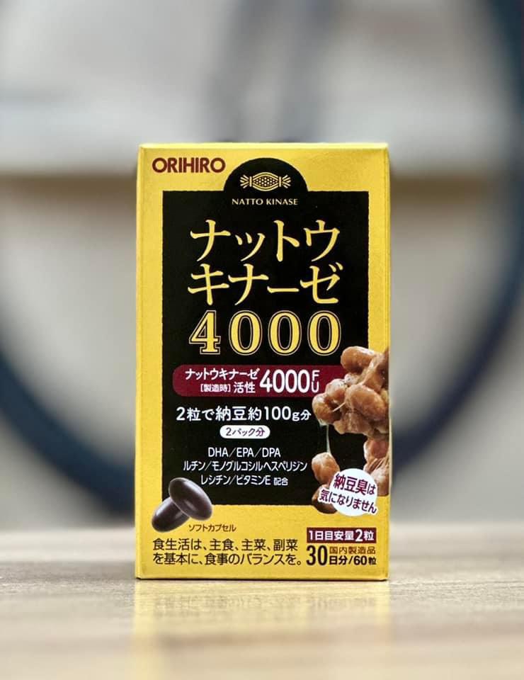 Viên uống chống đột quỵ Natto Kinase 4000FU Orihiro
